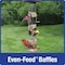 Natures Way Nature's Way Deluxe Wild Bird and Finch 1.5 qt Metal/Plastic Funnel Flip-Top Tube Bird Feeder 6 port NMFFB-19 - alternate 4